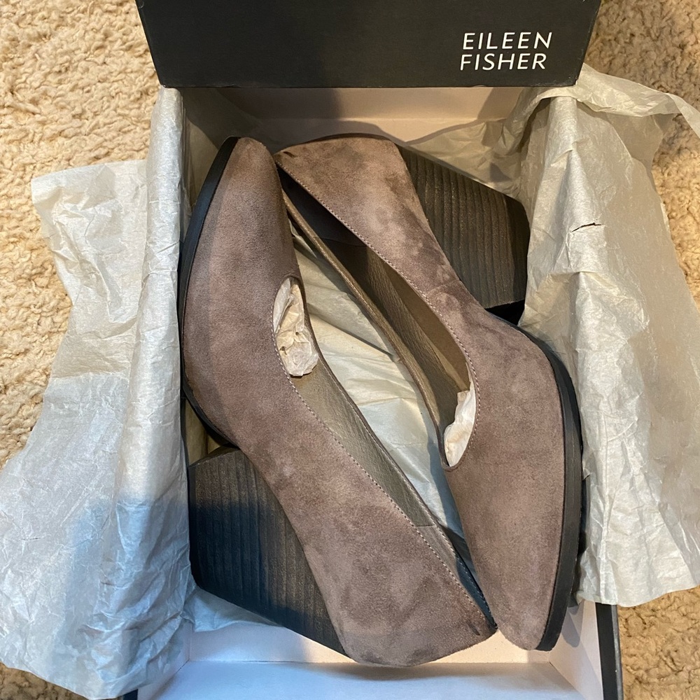 Eileen Fisher 'Hawk' Block Heel Pump